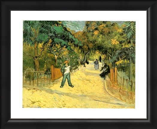 Framed Framed Giardini Pubblici - Vincent Van Gogh