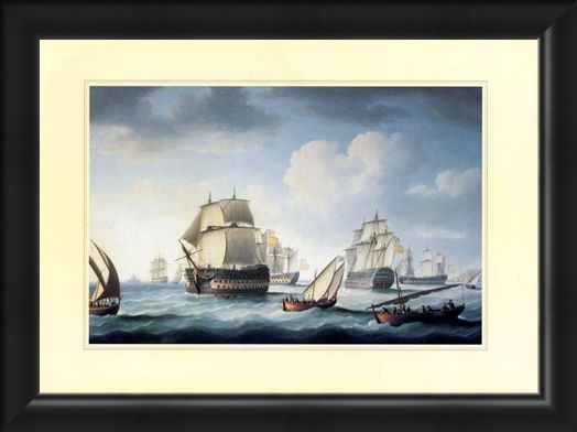 Framed Framed The Battle Of Trafalgar - Naval Warfare
