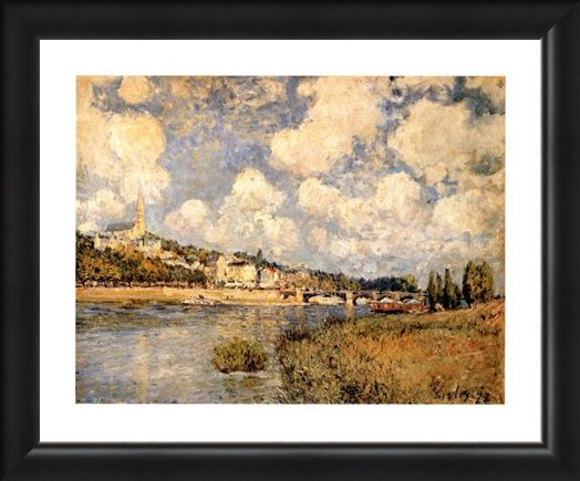 Framed Framed Sainte Cloud - Alfred Sisley