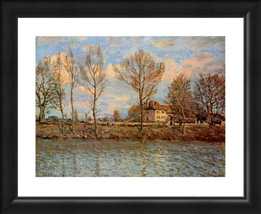 Framed Framed L'Ile De La Grand Jatte - Alfred Sisley