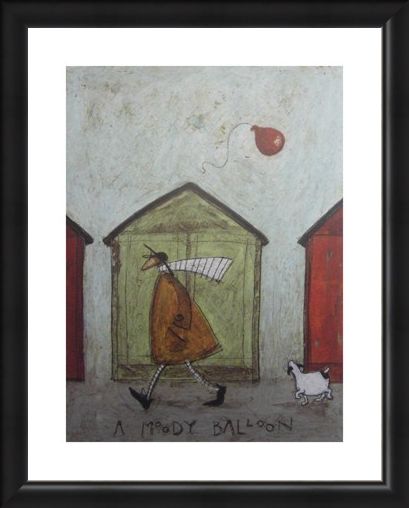 Framed Framed A Moody Balloon - Sam Toft