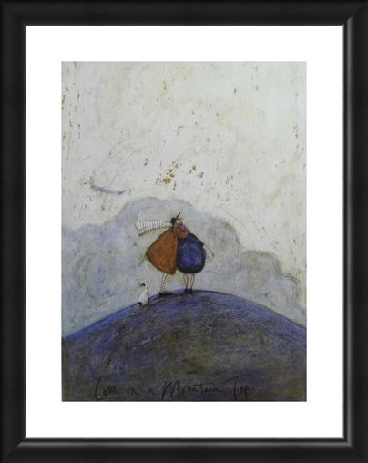 Framed Framed Love on a Mountain Top - Sam Toft