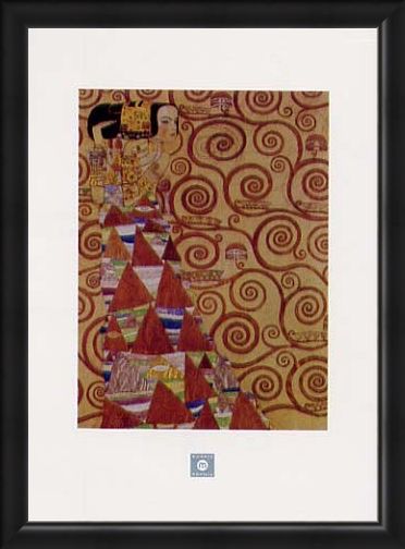 Framed Framed Stoclet Frieze, Expectation, 1905-09 - Gustav Klimt