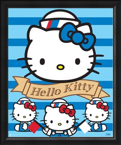 Framed Framed Ahoy There! - Hello Kitty
