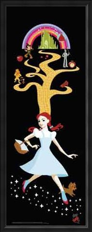 Framed Framed Follow the Yellow Brick Road - Wizard of Oz