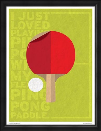 Framed Framed Minimal Movies: Forrest Gump - I Just Loved Playing Ping Pong