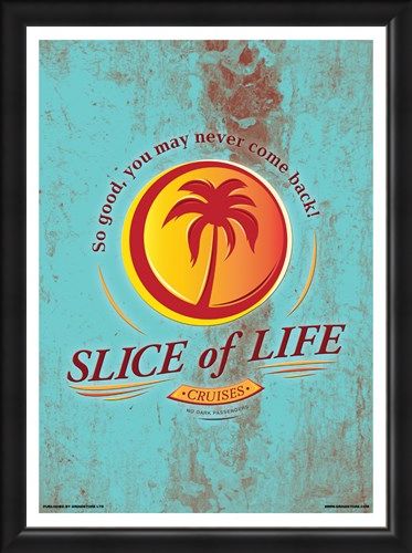 Framed Framed Slice Of Life Cruises Mini Poster - Inspired By Dexter