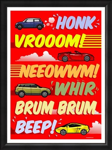 Framed Framed Car Noises - Brum Brum