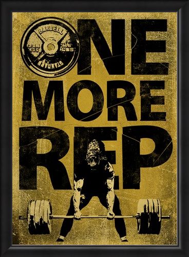 Framed Framed Don't Give Up - One More Rep