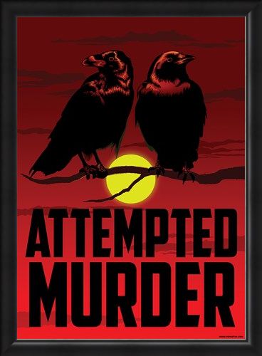 Framed Framed Attempted Murder Mini Poster - Crows
