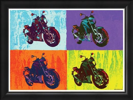 Framed Framed Sixties Chopper - Multicolour Motorcycles