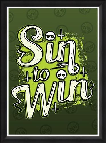 Framed Framed Sin To Win - Quirky