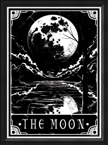 Framed Framed The Moon - Deadly Tarot