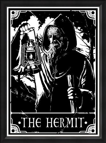 Framed Framed The Hermit - Deadly Tarot