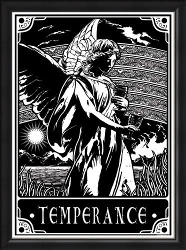 Framed Framed Temperance - Deadly Tarot