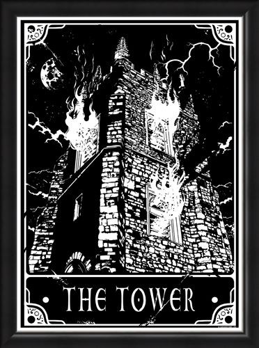 Framed Framed The Tower - Deadly Tarot