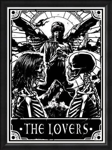 Framed Framed The Lovers - Deadly Tarot
