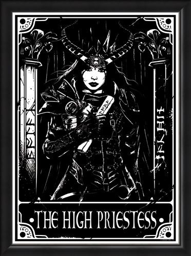 Framed Framed The High Priestess - Deadly Tarot