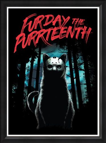 Framed Framed Furday The Purrteenth - Masked Moggie