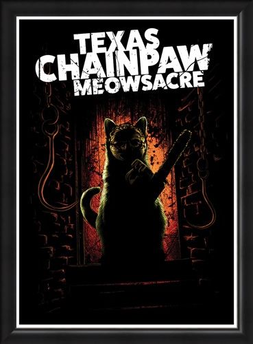 Framed Framed Texas Chainpaw Meowsacre - Furryface