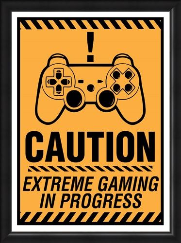 Framed Framed Caution! - Extreme Gaming In Progress