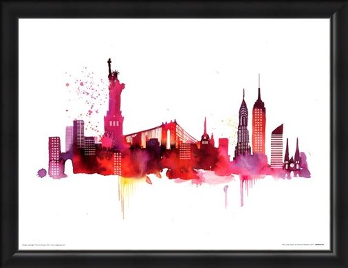 Framed Framed New York Skyline - Summer Thornton