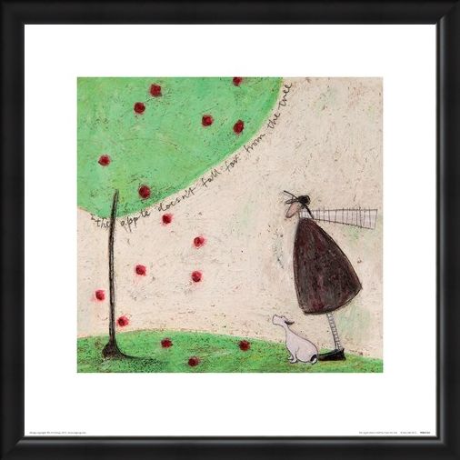 Framed Framed The Apple Doesn't Fall Far From The Tree - Sam Toft