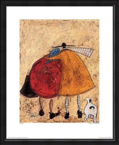 Framed Framed Hugs On The Way Home - Sam Toft