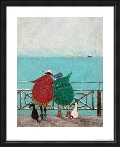 Framed Framed We Saw Three Ships Come Sailing By - Sam Toft