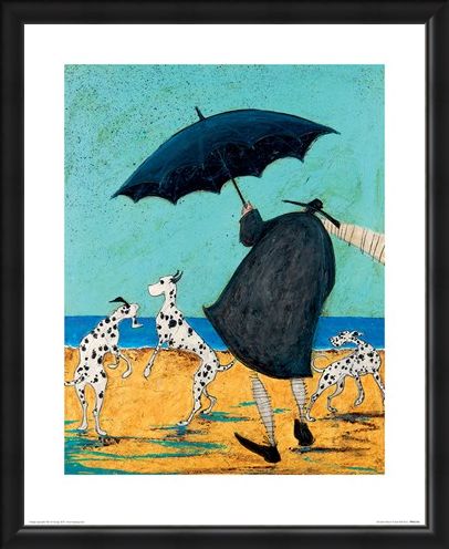 Framed Framed On Jack's Beach - Sam Toft