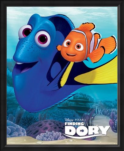 Framed Framed Dory And Nemo - Finding Dory