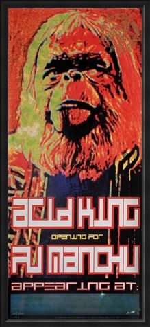 Framed Framed Acid King / Fu Manchu - Frank Kozik