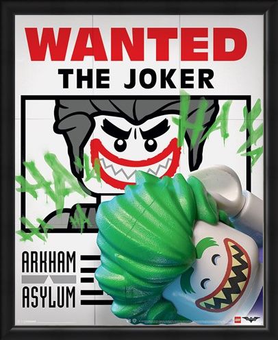 Framed Framed Wanted The Joker - Lego Batman
