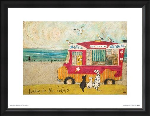 Framed Framed Waiting for Mr Lollyice - Sam Toft