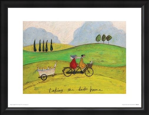Framed Framed Taking the Ducks Home - Sam Toft