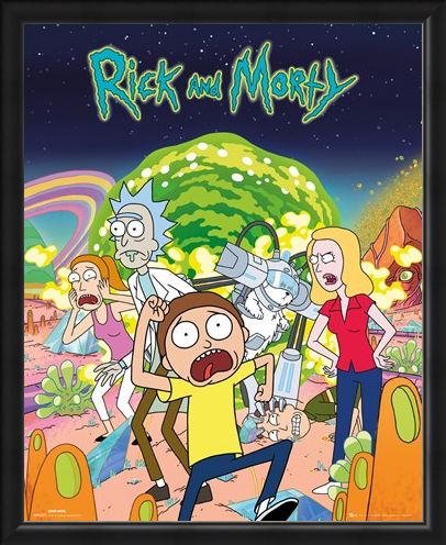 Framed Framed Group - Rick and Morty