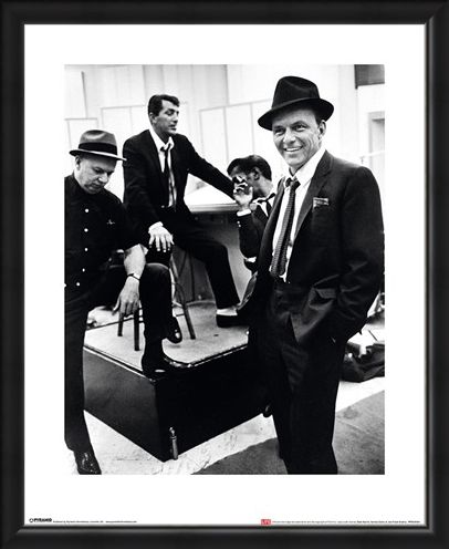 Framed Framed Dean Martin, Sammy Davis Jr. and Frank Sinatra - Time Life