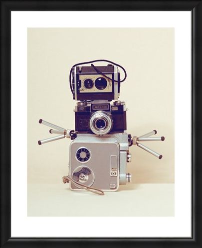 Framed Framed Robot Hands - Ian Winstanley