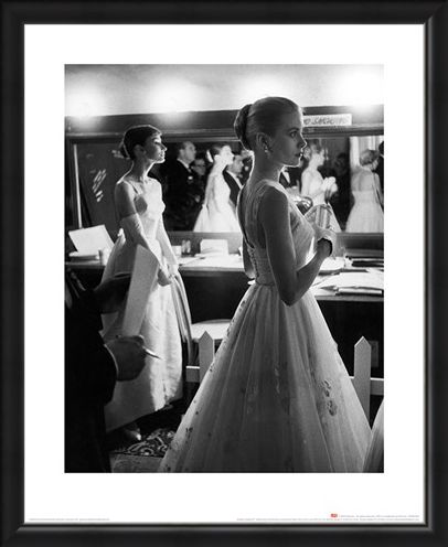 Framed Framed Audrey Hepburn & Grace Kelly - Time Life