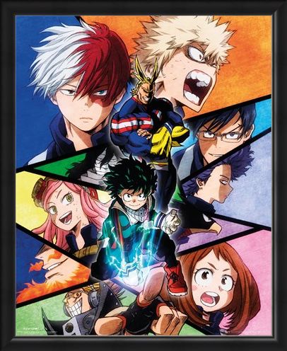 Framed Framed My Hero Academia Group - Quirk