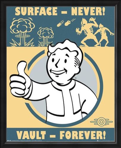 Framed Framed Vault Forever - Fallout