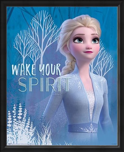 Framed Framed Wake Your Spirit Elsa - Frozen 2