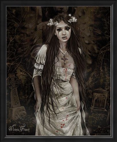 Framed Framed Anatheme The Vampire - Victoria Frances