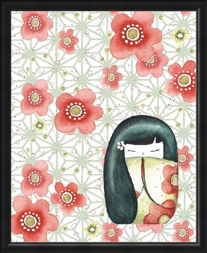 Framed Framed Hanako - Sam Bamford - Mizuki Dolls