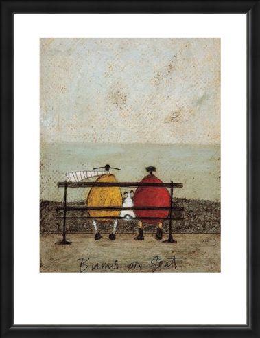 Framed Framed Bums on Seat - Sam Toft