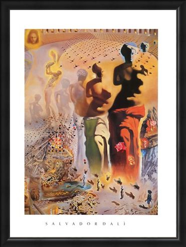 Framed Framed The Hallucinogenic Toreador - Salvador Dali