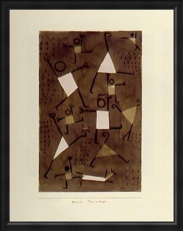 Framed Framed Dancing From Fear - Paul Klee