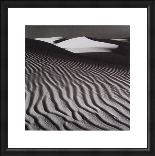 Framed Framed White Dune - Nicholas Pavloff