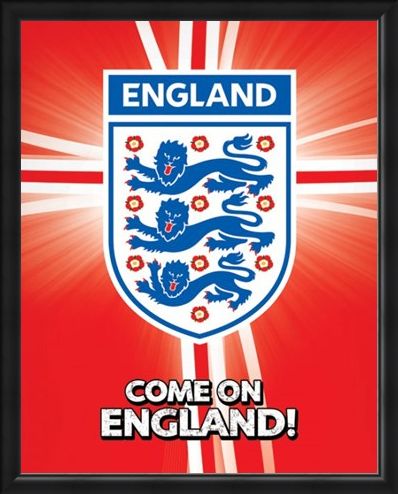 Framed Framed Come on England! - International Football