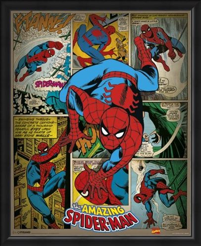 Framed Framed Comic Book Crusader - The Amazing Spider-Man